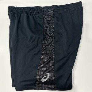 ASICS Men’s drawstring black shorts Size XL